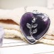Natural Healing Crystals Heart Pendant Necklace Natural Healing Crystals Heart Pendant Necklace