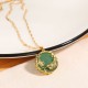 Natural Jade Koi Fish Lotus Luck Necklace Natural Jade Koi Fish Lotus Luck Necklace