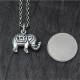 Sterling Silver Elephant Strength Necklace Pendant Sterling Silver Elephant Strength Necklace Pendant