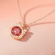 925 Silver Dragon Luck Red Zircon Necklace Set 925 Silver Dragon Luck Red Zircon Necklace Set