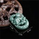 Year of the Rabbit Jade Crescent Moon Necklace Year of the Rabbit Jade Crescent Moon Necklace