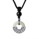 925 Silver Hetian Jade Prosperity Peace Necklace 925 Silver Hetian Jade Prosperity Peace Necklace