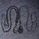 Rainbow Obsidian Laughing Buddha Inner Peace Necklace Rainbow Obsidian Laughing Buddha Inner Peace Necklace