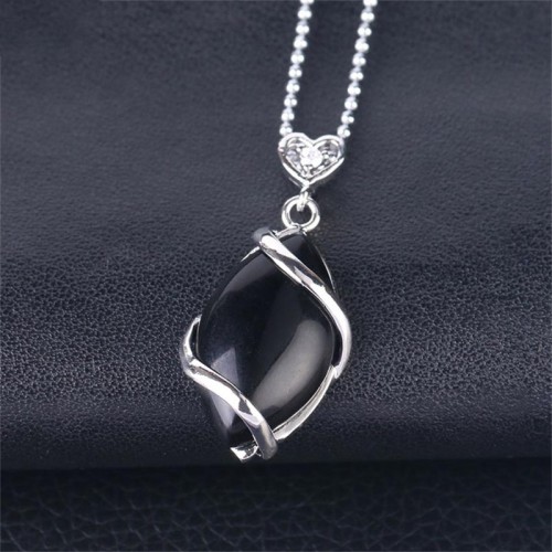 Marquise Crystal Stone Charm Necklace Pendant Marquise Crystal Stone Charm Necklace Pendant