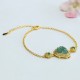Laughing Buddha Green Jade Zircon Luck Bracelet Laughing Buddha Green Jade Zircon Luck Bracelet