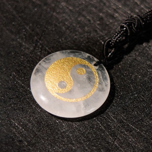 Amethyst Tiger Eye Green Aventurine Yin Yang Necklace Amethyst Tiger Eye Green Aventurine Yin Yang Necklace