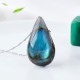 Labradorite Water Drop Healing Necklace Pendant Labradorite Water Drop Healing Necklace Pendant
