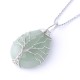 Natural Quartz Crystal Tree of Life Healing Necklace Pendant Natural Quartz Crystal Tree of Life Healing Necklace Pendant