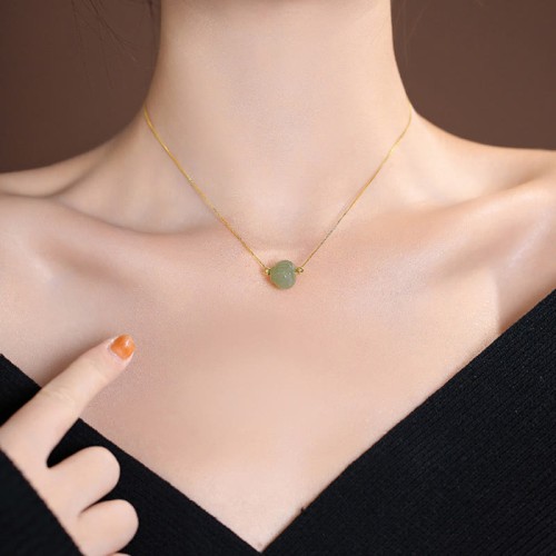 925 Sterling Silver Hetian Jade Cyan Jade Laughing Buddha Necklace Pendant 925 Sterling Silver Hetian Jade Cyan Jade Laughing Buddha Necklace Pendant