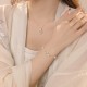 925 Silver Hetian Jade Orchid Luck Necklace Set 925 Silver Hetian Jade Orchid Luck Necklace Set