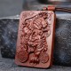Lightning Struck Jujube Wood PiXiu Coin Pendant Lightning Struck Jujube Wood PiXiu Coin Pendant