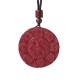 Cinnabar Lotus Om Mani Padme Hum Necklace Pendant Cinnabar Lotus Om Mani Padme Hum Necklace Pendant