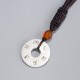 Ivory Fruit Om Mani Padme Hum Necklace Pendant
