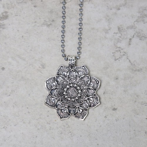 Tibetan Lotus Blessing Necklace Tibetan Lotus Blessing Necklace
