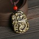 Gold Sheen Obsidian Dragon Success Necklace Gold Sheen Obsidian Dragon Success Necklace