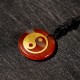 Amethyst Tiger Eye Green Aventurine Yin Yang Necklace Amethyst Tiger Eye Green Aventurine Yin Yang Necklace