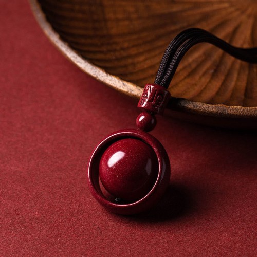 Cinnabar Om Mani Padme Hum PiXiu Blessing Necklace Pendant Cinnabar Om Mani Padme Hum PiXiu Blessing Necklace Pendant