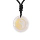 Amethyst Tiger Eye Green Aventurine Yin Yang Necklace Amethyst Tiger Eye Green Aventurine Yin Yang Necklace