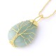 Natural Quartz Crystal Tree of Life Healing Necklace Pendant Natural Quartz Crystal Tree of Life Healing Necklace Pendant