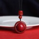 Cinnabar Om Mani Padme Hum PiXiu Blessing Necklace Pendant Cinnabar Om Mani Padme Hum PiXiu Blessing Necklace Pendant