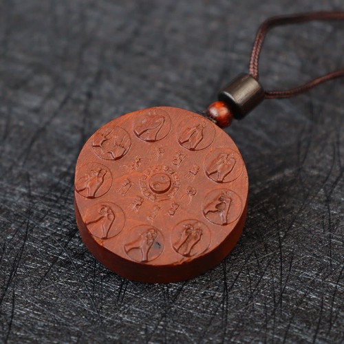 Lightning Struck Jujube Wood Bagua Ghost Protection Pendant Lightning Struck Jujube Wood Bagua Ghost Protection Pendant