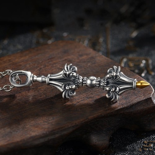 925 Silver Dorje Vajra Strength Necklace 925 Silver Dorje Vajra Strength Necklace