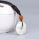 Ivory Fruit Om Mani Padme Hum Necklace Pendant