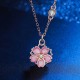 Cherry Blossom Rotatable Protection Necklace Pendant Cherry Blossom Rotatable Protection Necklace Pendant