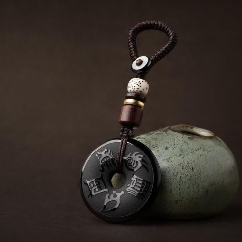 Black Obsidian Sacred Mountains Strength Necklace Pendant Black Obsidian Sacred Mountains Strength Necklace Pendant