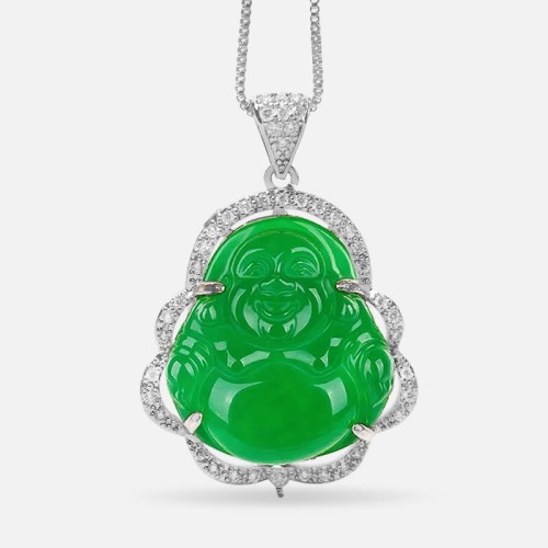 Good Luck Laughing Buddha Necklace Good Luck Laughing Buddha Necklace