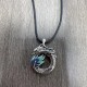 Tibetan Copper Dragon Strength Necklace Pendant