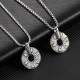 Tibetan Om Mani Padme Hum Peace Buckle Creativity Necklace Tibetan Om Mani Padme Hum Peace Buckle Creativity Necklace