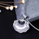 Silver Chalcedony Koi Fish Luck Pendant Silver Chalcedony Koi Fish Luck Pendant