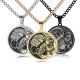 Tiger Dragon Titanium Steel Chain Necklace Tiger Dragon Titanium Steel Chain Necklace