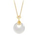 925 Sterling Silver White Agate Fu Character Necklace 925 Sterling Silver White Agate Fu Character Necklace