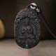 Zodiac Buddha Agarwood Peace Lotus Necklace Pendant