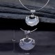 Silver Chalcedony Koi Fish Luck Pendant Silver Chalcedony Koi Fish Luck Pendant