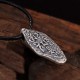Tibetan 925 Silver Om Mani Padme Hum Necklace Pendant Tibetan 925 Silver Om Mani Padme Hum Necklace Pendant