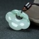 Tianshan Jade Golden Silk Abundance Necklace Pendant