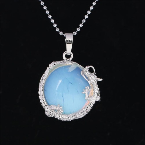 Chinese Dragon Quartz Crystal Healing Necklace Chinese Dragon Quartz Crystal Healing Necklace