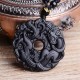 Black Obsidian Peace Pixiu Purification Pendant Black Obsidian Peace Pixiu Purification Pendant