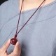 Cinnabar Om Mani Padme Hum PiXiu Blessing Necklace Pendant Cinnabar Om Mani Padme Hum PiXiu Blessing Necklace Pendant