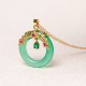 Green Chalcedony Peace Strength Necklace Green Chalcedony Peace Strength Necklace