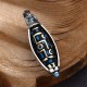 Tibetan Om Mani Padme Hum Nine-Eye Dzi Bead Necklace Tibetan Om Mani Padme Hum Nine-Eye Dzi Bead Necklace
