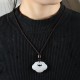 Tianshan Jade Golden Silk Abundance Necklace Pendant