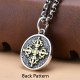 925 Sterling Silver Green Tara Dorje Vajra Necklace 925 Sterling Silver Green Tara Dorje Vajra Necklace