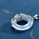 White Jade Koi Lucky Necklace