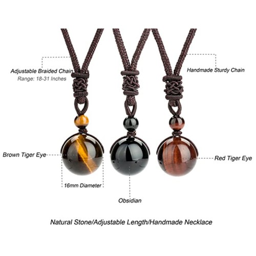 Tibetan Tiger's Eye Bracelet Necklace Set