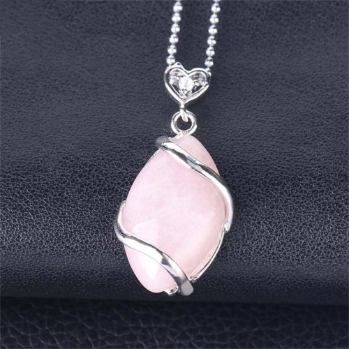 Marquise Crystal Stone Charm Necklace Pendant Marquise Crystal Stone Charm Necklace Pendant