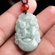 Natural Jade 12 Chinese Zodiac Success Necklace Pendant